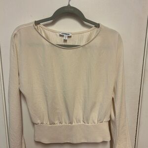 Express long sleeved blouse - cream
